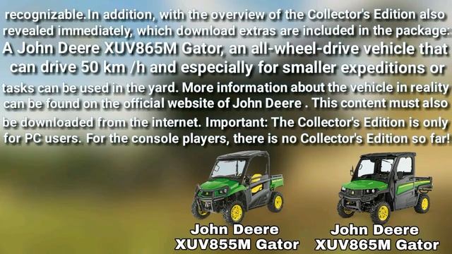 Farming Simulator 19 Collector's Edition - FS 19 NEWS/INFO