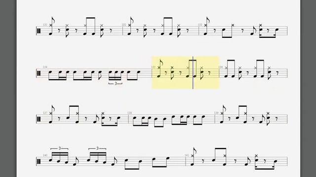 Am I Evil drum tabs