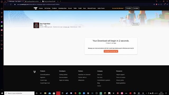 TUTO : CURSEFORGE ; La façon la plus simple pour installer des mods