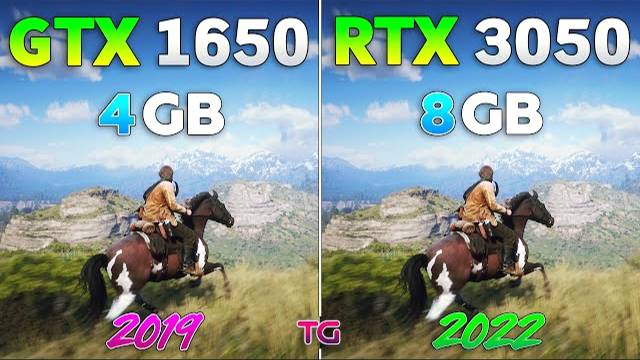 GTX 1650 vs RTX 3050 - Test in 10 Games