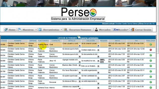 Presentación Perseo