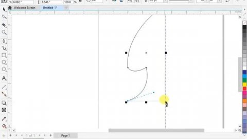 coreldraw for beginners Pen Tool In Coreldraw complete in urdu