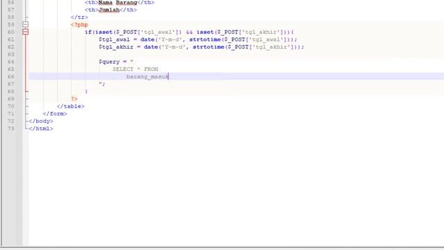 MENAMPILKAN DATA DARI DATABASE PHP MYSQL BERDASARKAN TANGGAL "REPORT DATA" PART - 1 ‼️