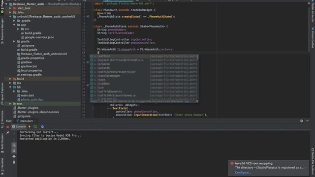 The only tutorial you need for firebase phone authentication on flutter