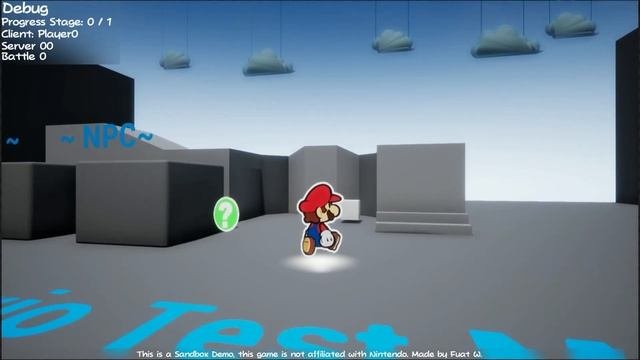 Paper Mario in Unreal Engine 4 Protoype