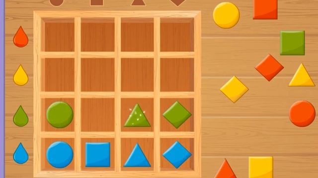 Расставь фигурки по местам.Игра для малышей