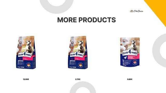 CLUB 4 PAWS Premium for medium breeds .Complete dry pet food for adult dogs 2kg - Dog Food Cyprus