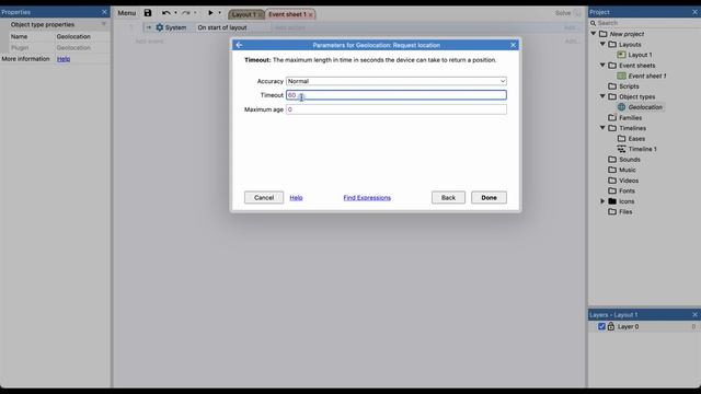 Геолокация (Geolocation) | Урок №102 | Курс по Construct 3 | Разработка игр