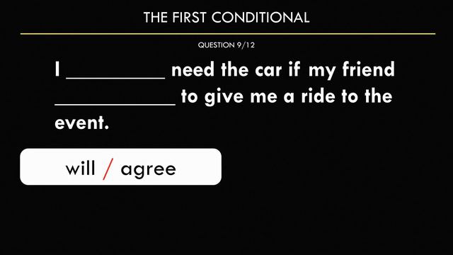 Master the Grammar Challenge: Test Your Language Skills with Our First Conditional Quiz!