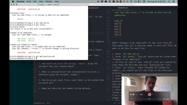 backend prework day 1 walkthrough