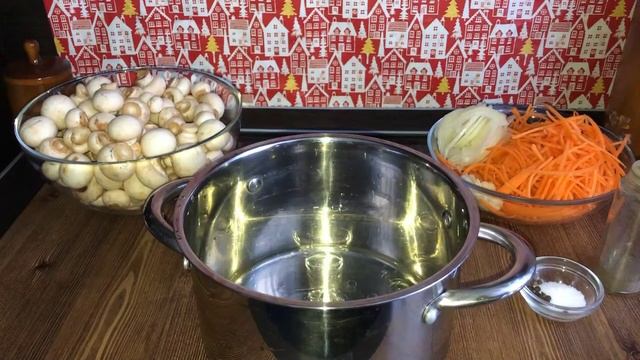 Маринованные шампиньоны за 7 минут/Шампиньоны по - корейски