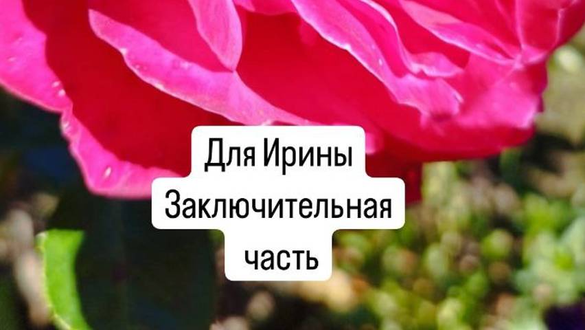 Заключительная часть для Ирины