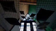 Лофт-сетка в гостевой дом A-frame, г.Туймазы (www.goodnets.su) #гамак #полгамак #shortsclip