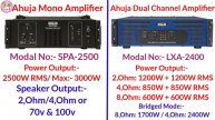 Ahuja LXA 2400 Vs SPA 2500 Koun Best Hai Details And Price