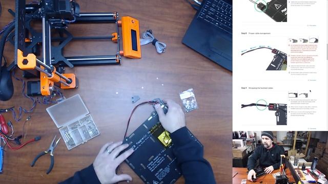 Prusa i3 Mk2S to Mk3S Full Upgrade Assembly - Live Stream 4