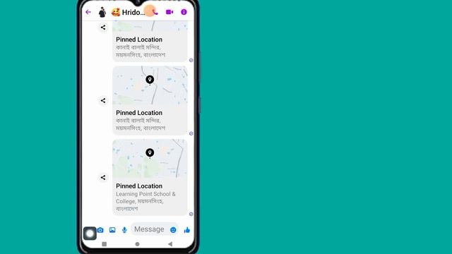 Как отправить местоположение в Messenger — IPhone и Android