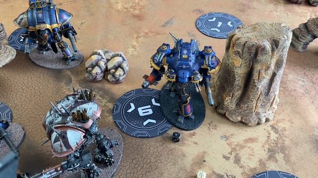 NEW CHAOS KNIGHTS vs RAVEN GUARD 2000pts 40k Battle Report