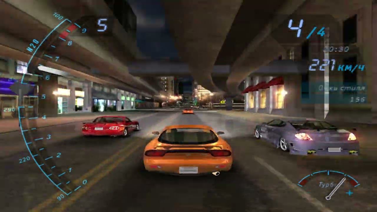 154) NFS Underground Drag Racing RX-7 vs Coupe vs MX-5 vs MX-5 Драг-рейсинг