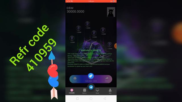 DBMETA 18$ instant withdraw | DBMETA free mining app | DbMeta full tutorial | without investment