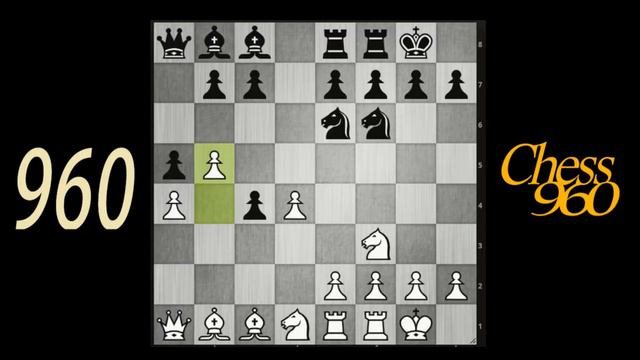 Chess960's Starting Positions - Positions #1 and #960 - Analysis of Best Moves