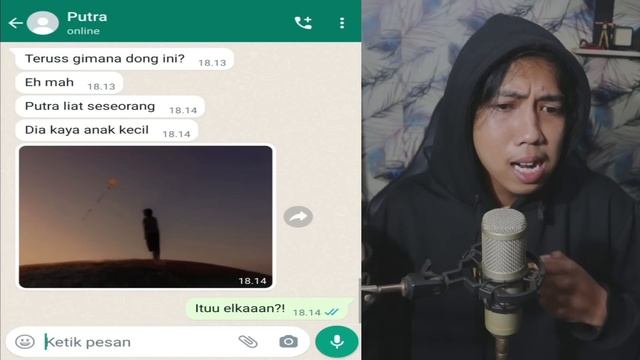 JANGAN MAIN LAYANGAN SAAT WAKTU MAGHRIB ? | CHAT HISTORY HORROR INDONESIA TERSERAM