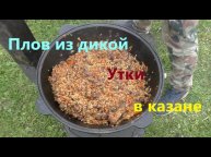 Плов из дикой Утки в Казане
