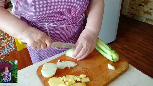 Суп из кабачков с грибами!!