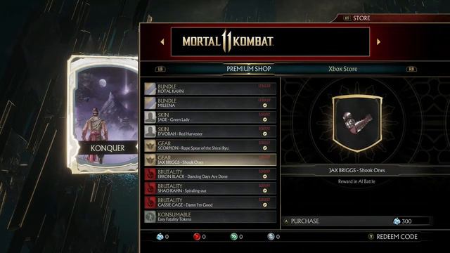 Mortal Kombat Premium Shop 11/16/2021 bundles, skins, gear and more