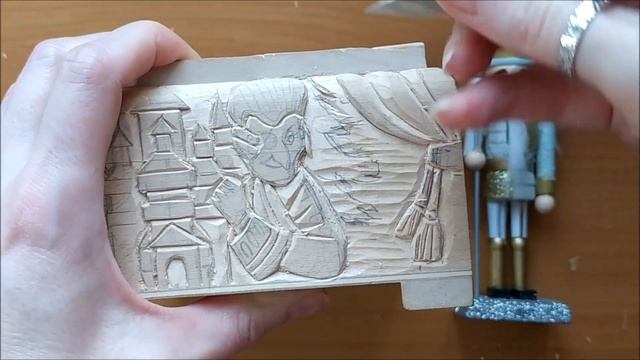Резьба по дереву шкатулки "Щелкунчик". 3 часть. Wood carving boxes "Nutcracker".