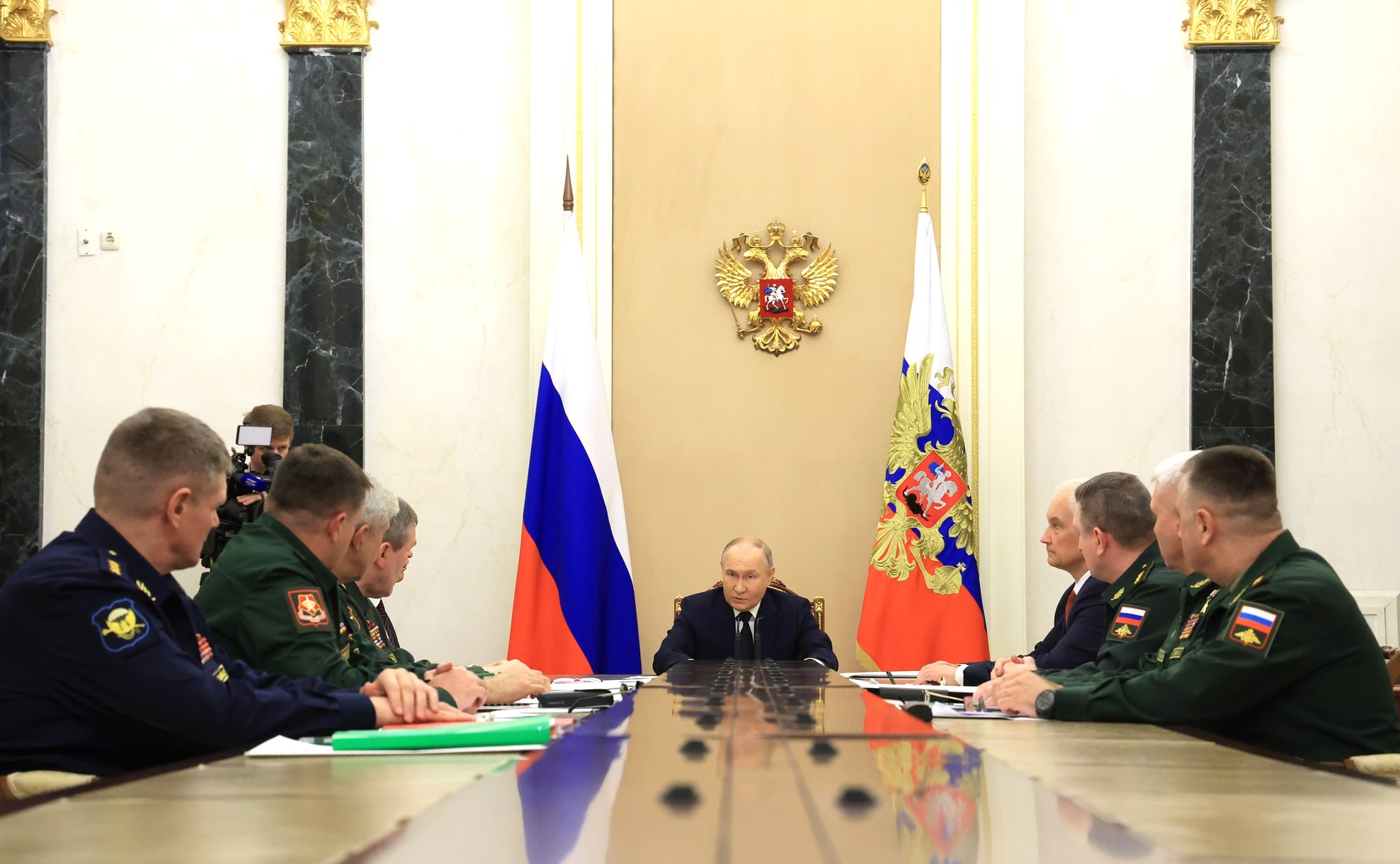Владимир Путин провел встречу с командующими войсками военных округов [ 2024 ]