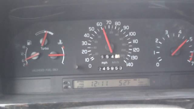 Low Boost on a 1995 Volvo 850 T-5R, about 3 psi - VOTD