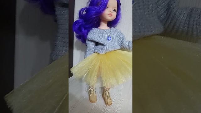 Образ с серым джемпером, кукла Мар Паола Рейна Paola Reina doll outfit 19.02.2023