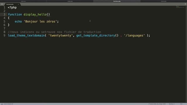 wp theme enfant