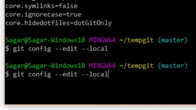 GIT configuration file locations in Windows
