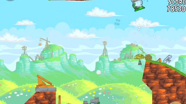 Angry Birds 24-7 Reds Mighty Feathers 3 Star Walkthrough