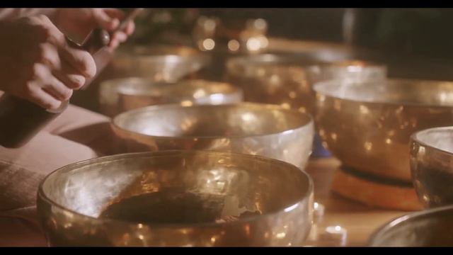 Исцеляющие звуки для медитации.  Поющие тибетские чаши.