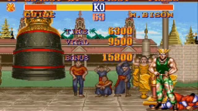 Guile vs M. Bison - Street Fighter II