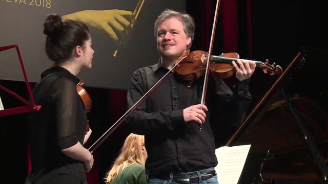 Henning Kraggerud Mini Masterclass - Svendsen's Romance (Geneva 2018)