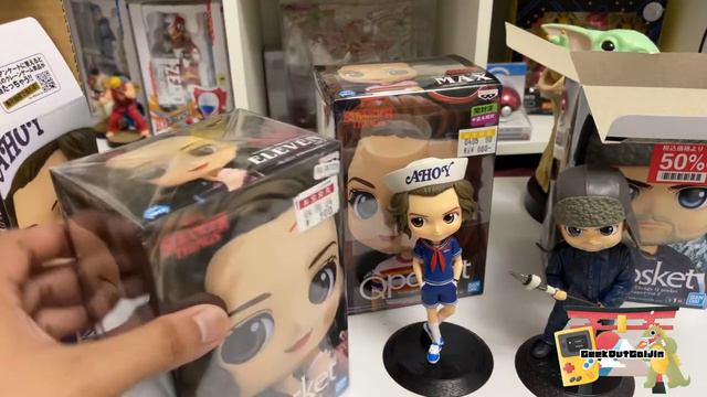 Qposket stranger things unboxing of steve, max, eleven and hopper