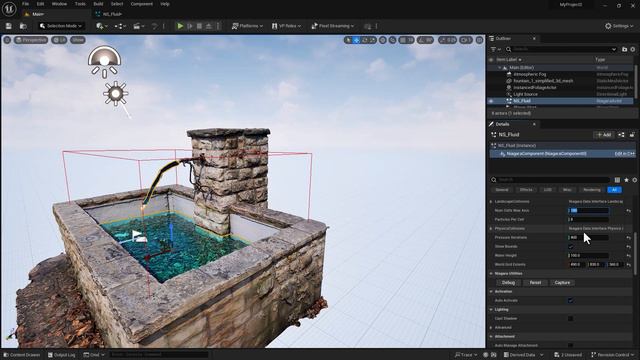 Liquid Simulation in Unreal Engine