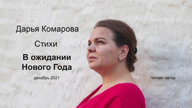 Стихотворение " В ожидании нового года ". Дарья Комарова