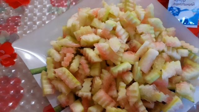 ??как сварить варенье из корок арбуза??