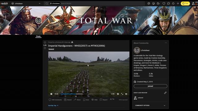 /r/totalwar confronting the fact that there are no guns in Warhammer