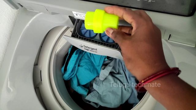 unboxing samsung 7kg digital inverter fully automatic top load washing machine DEMO|telugu techmate