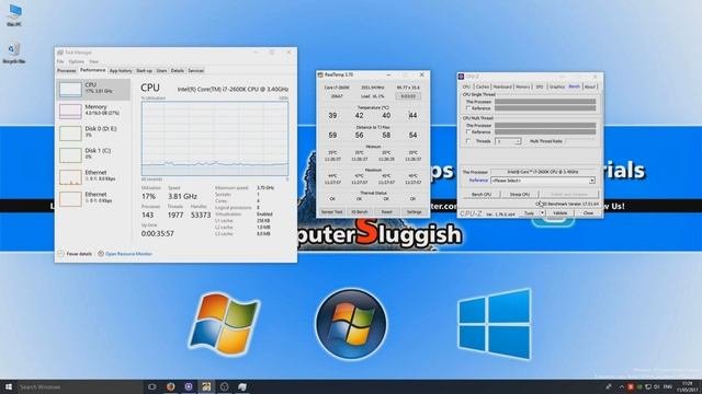 CPU-Z Stress CPU  Stress Testing i7-2600k with Cooler Master Hyper 212 EVO