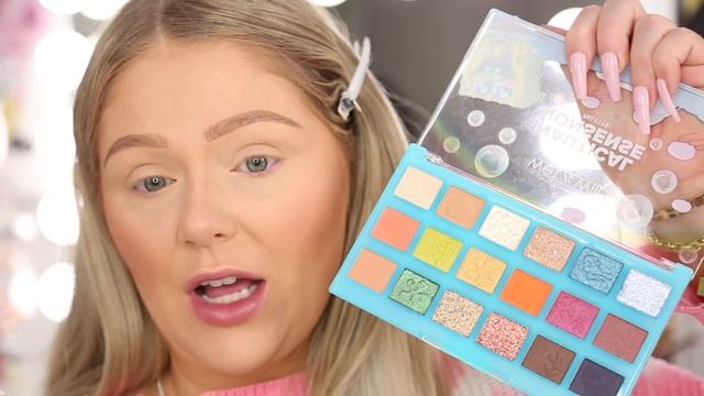 NEW WET N WILD SPONGEBOB MAKEUP COLLECTION TESTED | FULL FACE FIRST IMPRESSIONS REVIEW & TUTORIAL