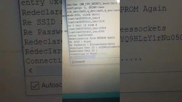 Demo of IOT based mobile app, esp32, firebase
