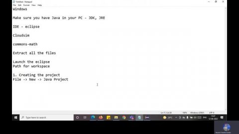 CloudSim setup on Eclipse
