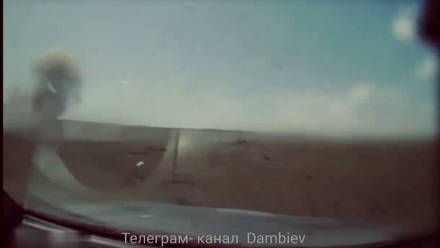 Пикап с боевиками ВСУ под обстрелом русской артиллерии на Южно-Донецком направлении
