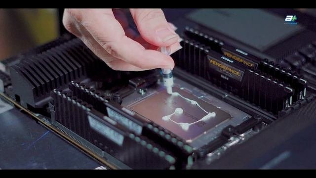 Timelapse build 011 - Team Azio with AMD Threadripper 5995WX Ryzen 9  Intel Core i9